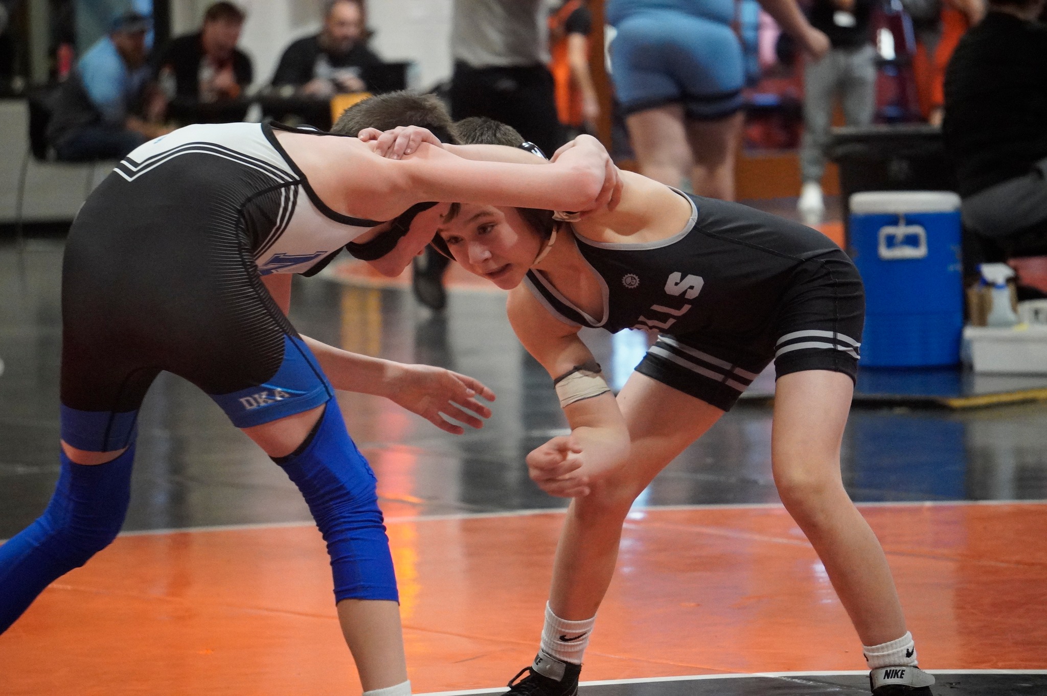 Wrestling team photo